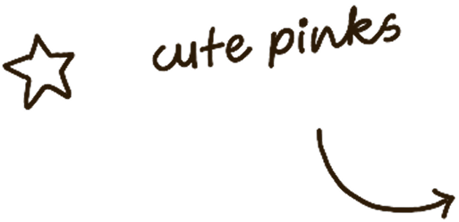 cute pinks